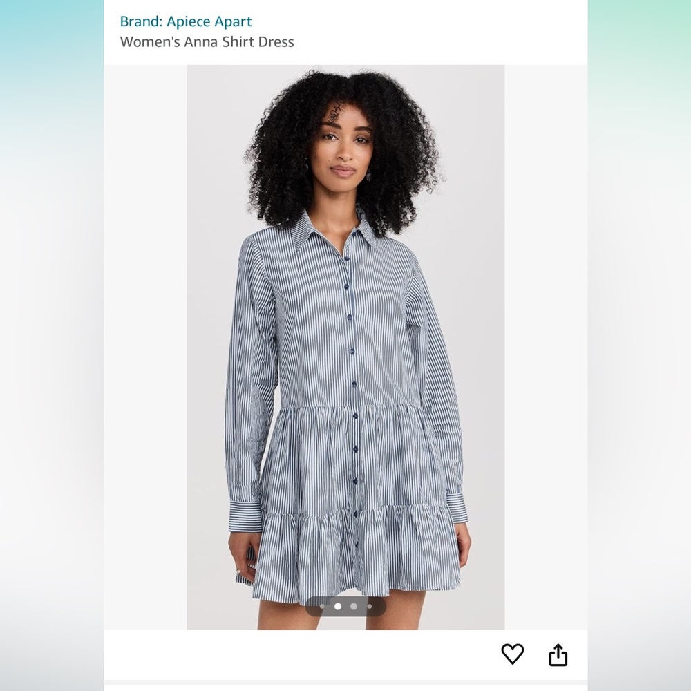 Apiece Apart Anna Shirt Dress